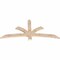 Ekena Millwork Davenport Smooth Timber Gable Bracket, Douglas Fir, 60"W x 27"H x 1 1/2"D x 3 1/2"F, 11/12 Pitch GBW060X27X0204DAV00SDF - alternate 5